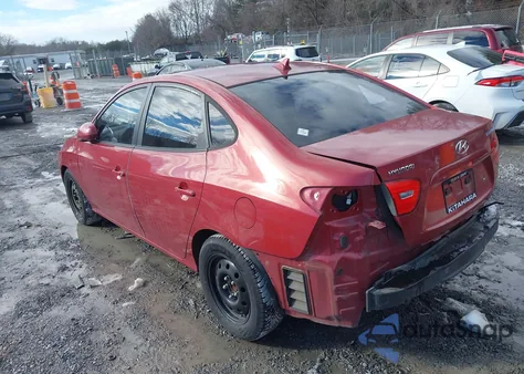 2009 Hyundai Elantra Gls from USA, damaged, VIN KMHDU46D69U808698